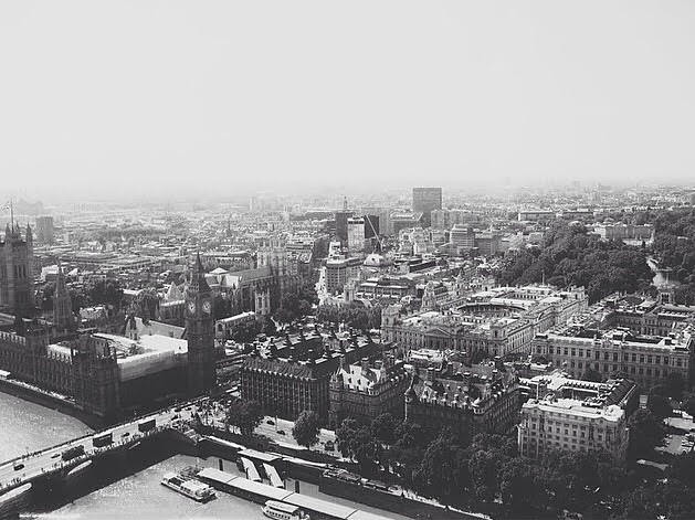 View from London eye