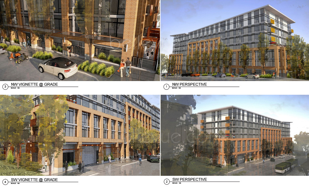 Evergreen Plaza Apartments rendering | Bellevue.com