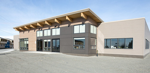The new Tyotkas Elder Center is open for services on the site of the original building.