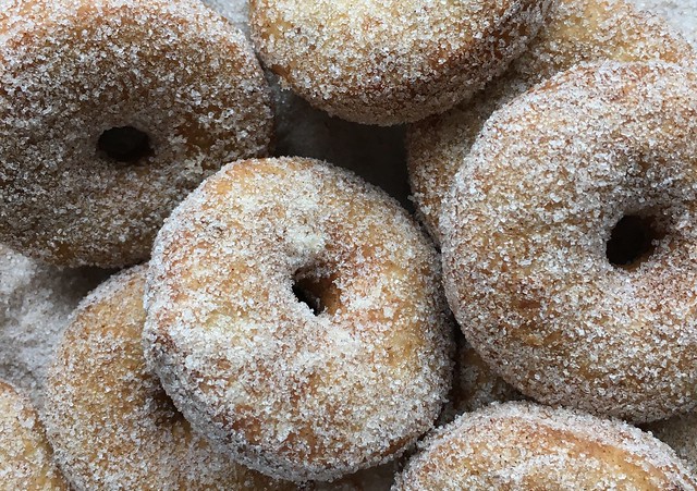 The Sugar Hit's cinnamon-sugar buttermilk doughnuts made with gluten-free flour
