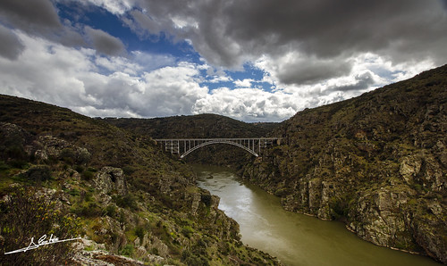 rio del puente pino oro duero viaducto arribes requejo