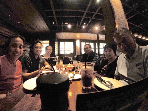 Dinner with family at Wood Ranch