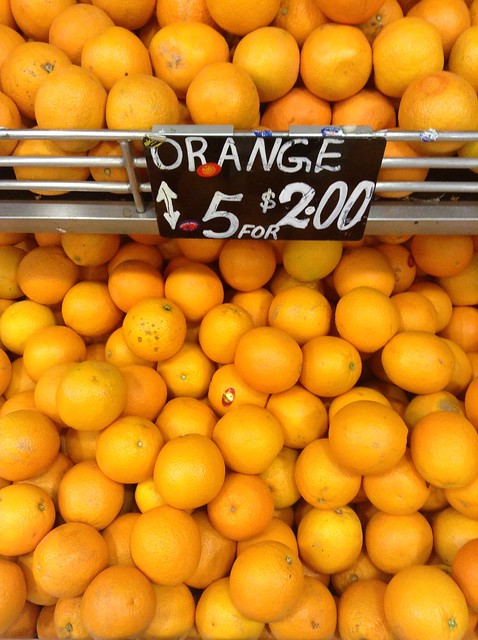 Orange 5 for $2