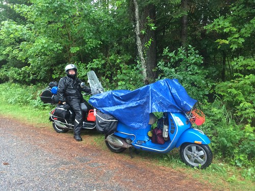 Scooters, Spiedies, and Blogging from the Adirondacks. July 19 - 21, 2015.