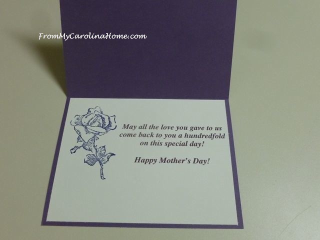 Mother's Day Card | From My Carolina Home