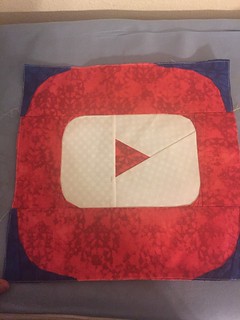 You tube app. For my husbands quilt. #SMQAL