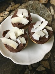 Coconut Cupcakes with Milk Chocolate Ganache