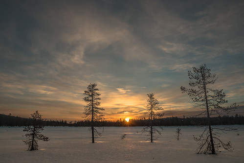 morning winter snow cold ice sunrise canon landscape eos frozen finnland lappland fi kittilä 70d pallashusky