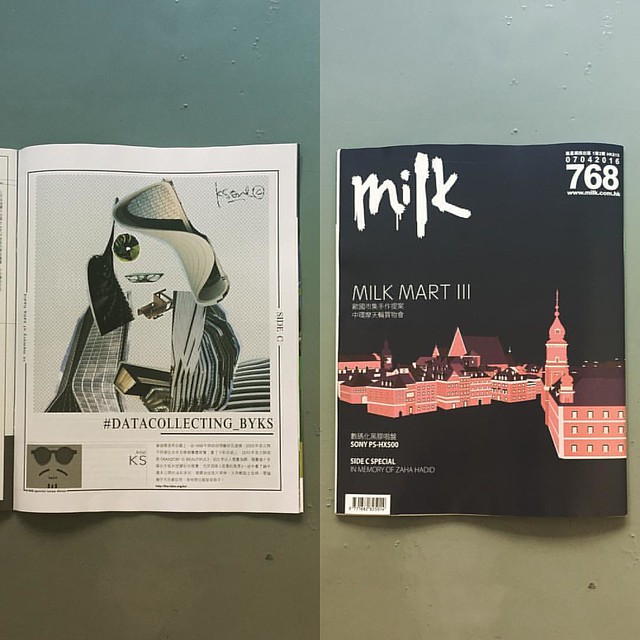 #DataCollecting_byKS in memory of Zaha Hadid on @milkmagazine_hk ISSUE768.