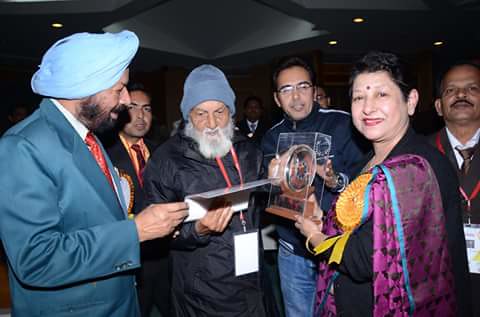 Man of Excellence Award 2013 by former CBI Director, Joginder Singh