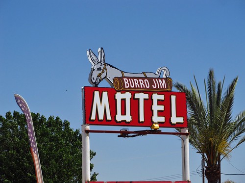 arizona sign motel roadtrip us60 aguila plasticsign burrojimmotel