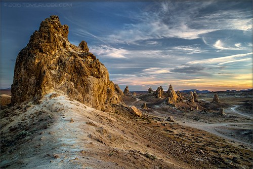 california sunset landscape desert spires tufa pinnacles trona tronapinnacles ridgescrest