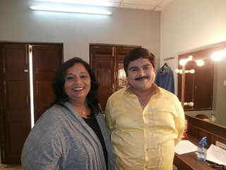 Visiting good old friend Mr Deven Bhojani and team at the set