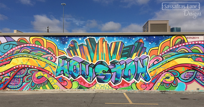 Graffiti Wall Photo Shoot in Houston