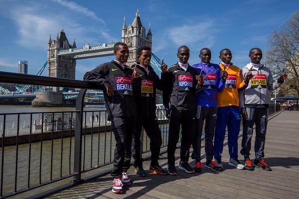Atletas elite Maratón de Londres
