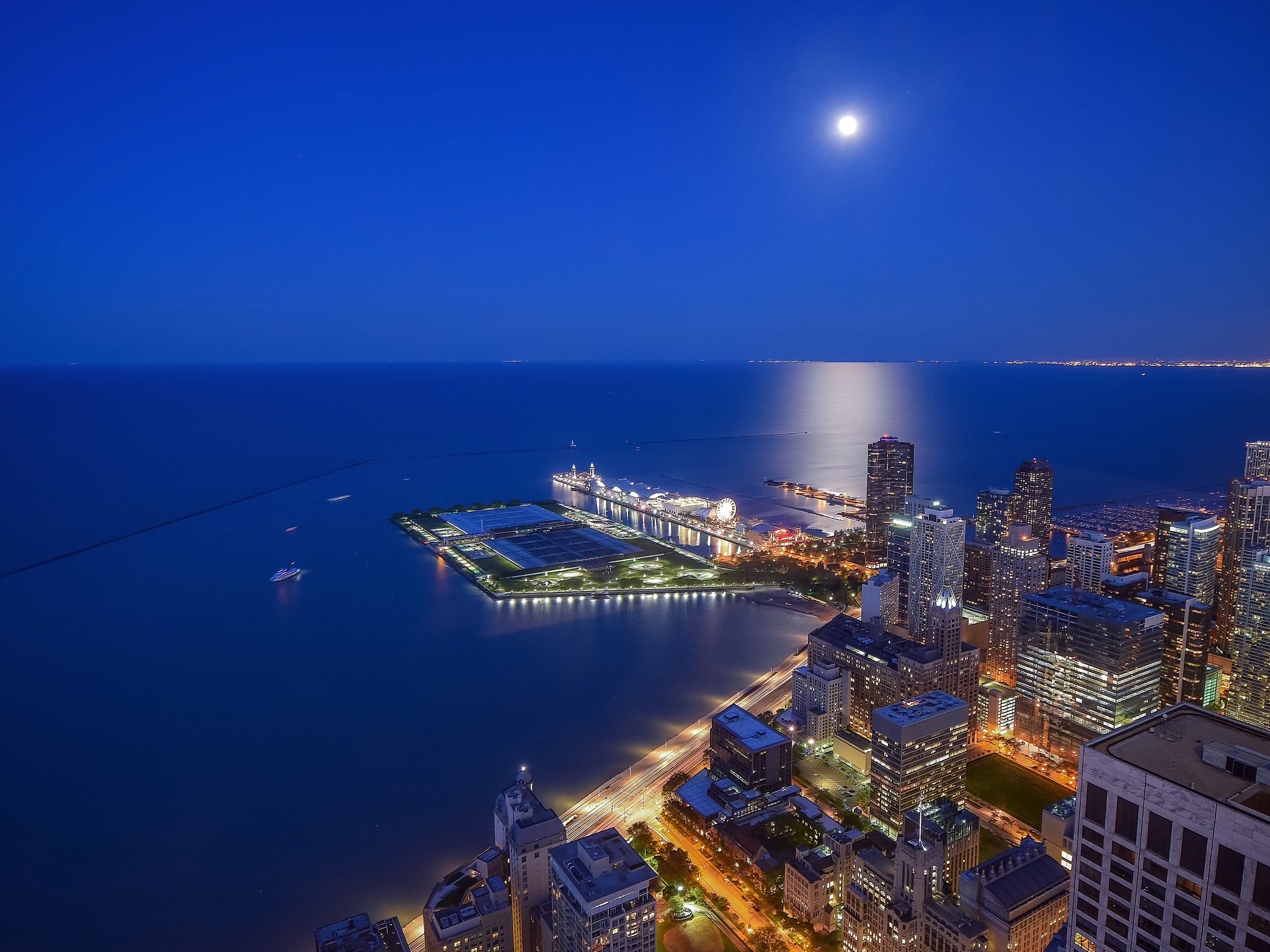 Streeterville At Night Chicago 2048x1536 R CityPorn   24493274572 80f3106583 K 