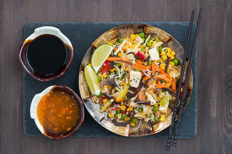 fried rice with vegetables