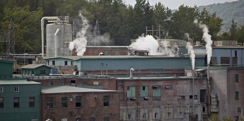 old canada brick industrial factory quebec steam papermill mma paperpress