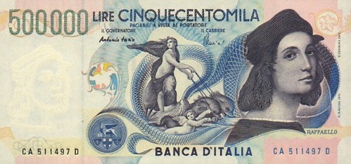 500,000 lira banknote