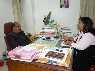 Meeting with tourisum minister Dr Vijaykumar Gavit
