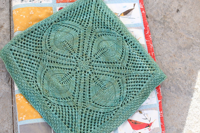 Dogwood blanket (i cna't seem to capture the beautiful blue green that it is)