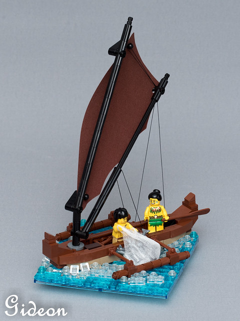 Native Outrigger Canoe