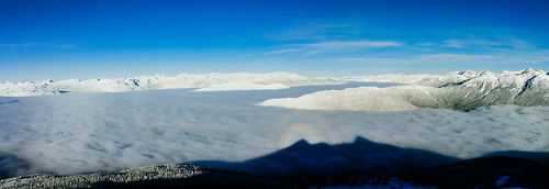 winter snow mountains clouds britishcolumbia columbiariver rockymountains revelstoke abovetheclouds selkirks
