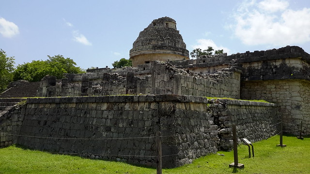 El Observatorio en Chichen Itzá.