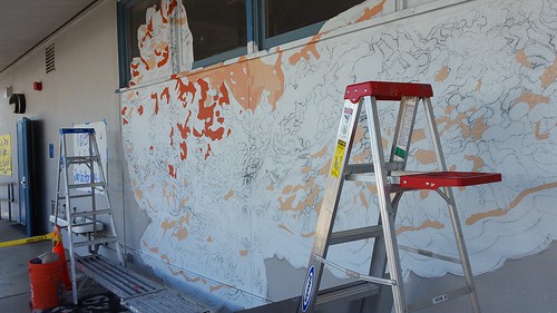 Mural project - Hutchison Hawks!