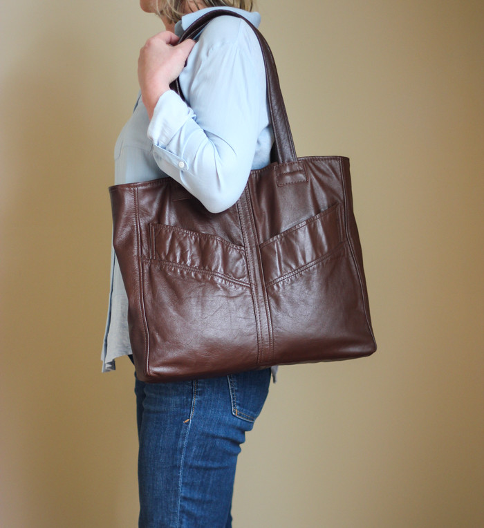 New Recycled Leather Bag