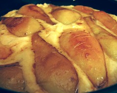 Unbaked Pear Cake