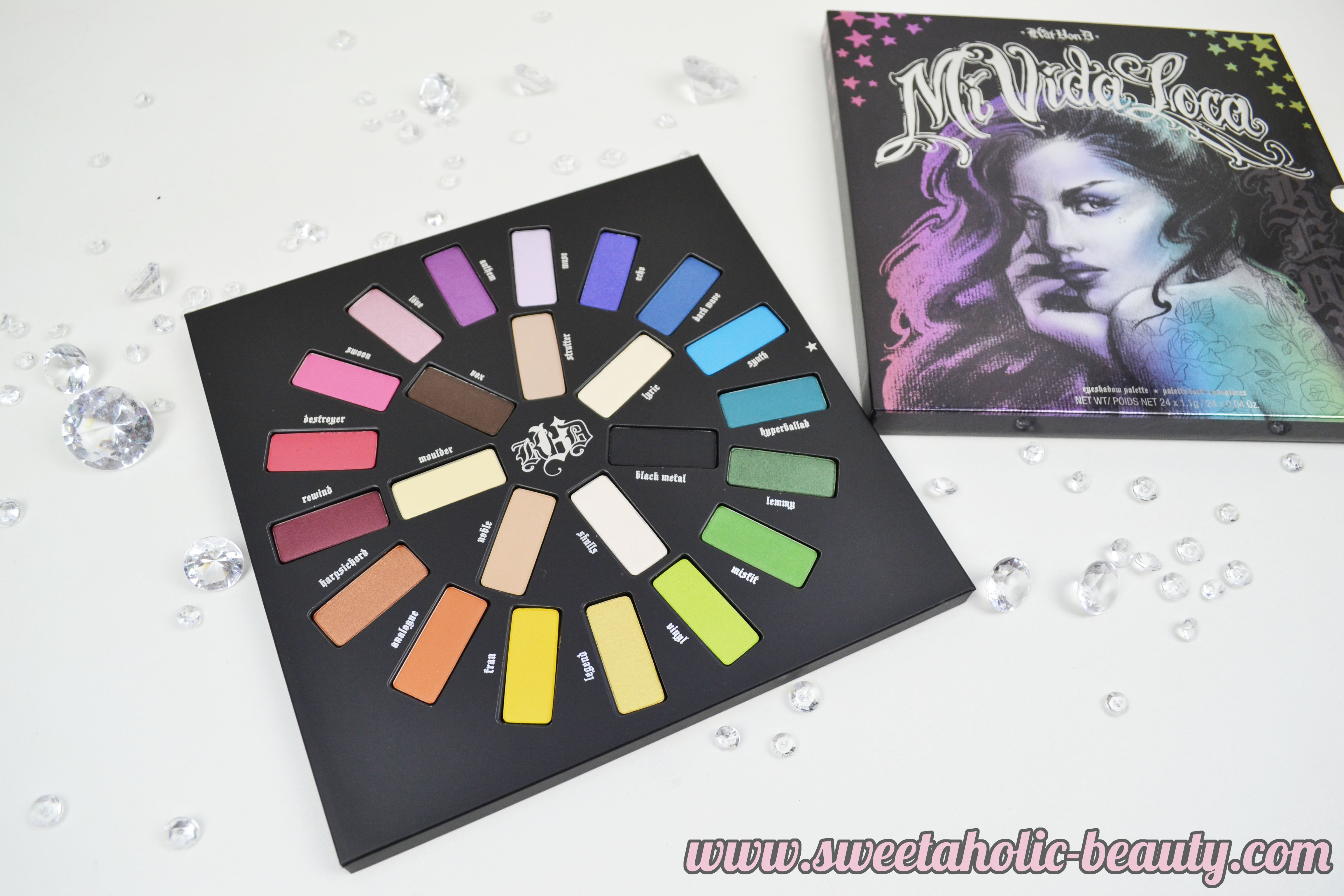 Kat Von D Mi Vida Loca Palette Review & Swatches - Sweetaholic Beauty