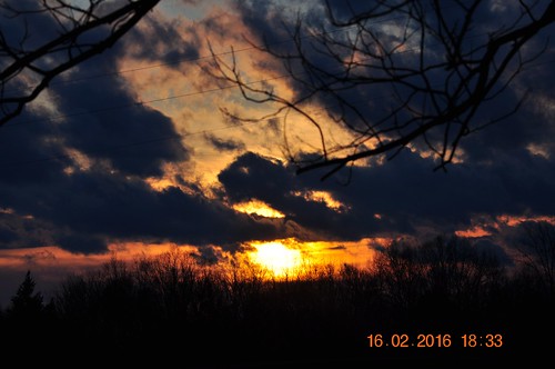 sunset sun weather clouds evening darkclouds
