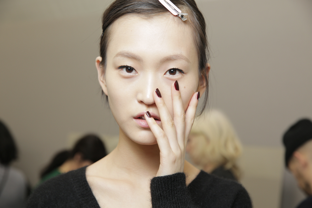 Backstage at Dior Couture Spring 2016 Makeup