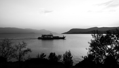 winter sea blackandwhite bw seascape monochrome ferry landscape greece timetravel bnw ferryboat glyfa