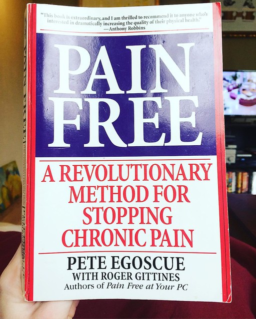 I jacked my back up 2 weeks ago doing Pilates and it's been wonky ever since. I canceled our archery lesson today to lay on some ice and read this book. Boooo.