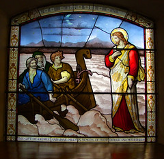 Christ walking on the water by Ward & Hughes