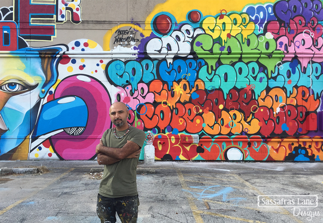 Graffiti Wall Photo Shoot in Houston