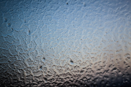 winter sky abstract macro ice water glass car sunrise frozen frost melt