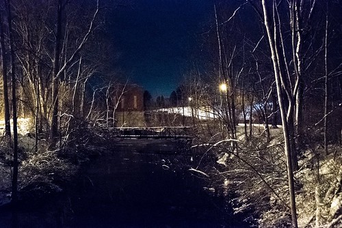 winter snow reflection tree night river flickr nikkor24mmf2 sonya7s