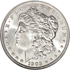 1903-O Morgan Dollar obverse