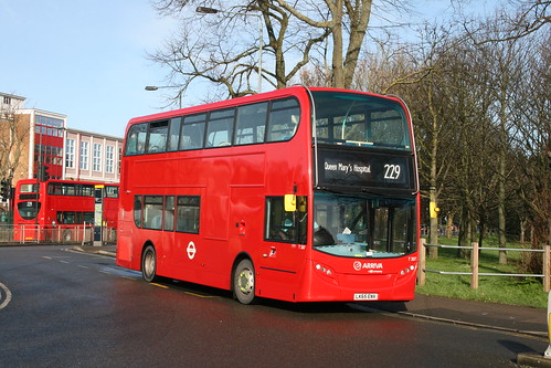 Arriva Southern Counties T307 on Route 229, Queen Mary's Hospital