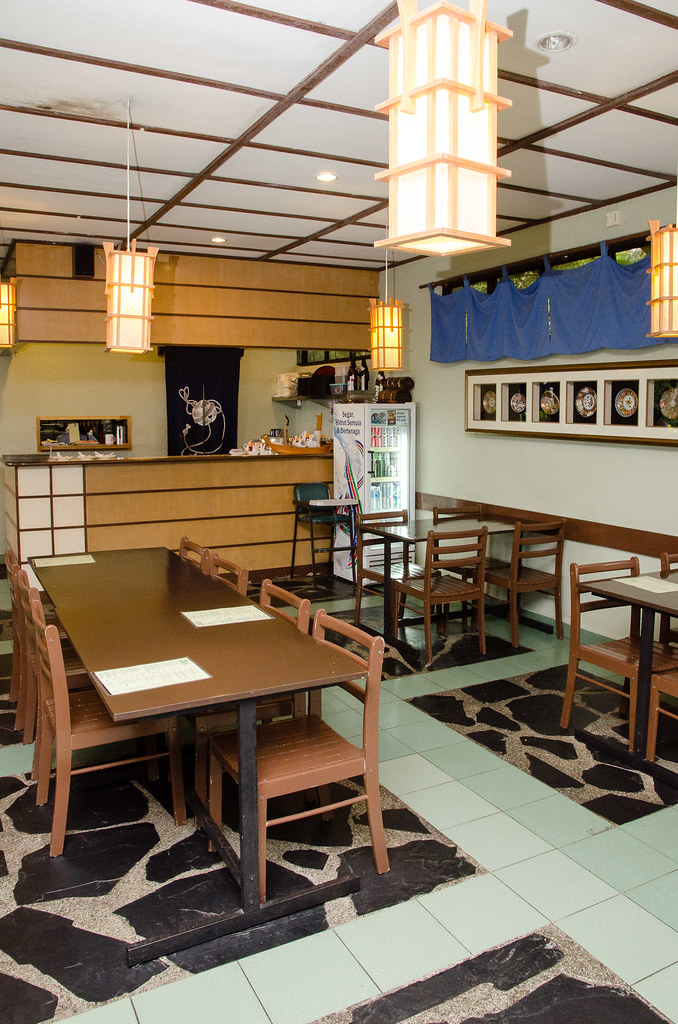 Inside Ryo Zan Tei Restaurant at Japanese Village