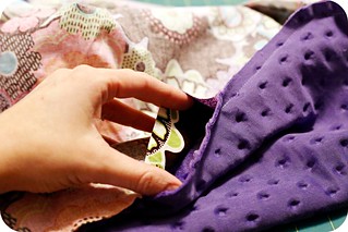 DIY Minky Baby Blanket by The Simple Moms