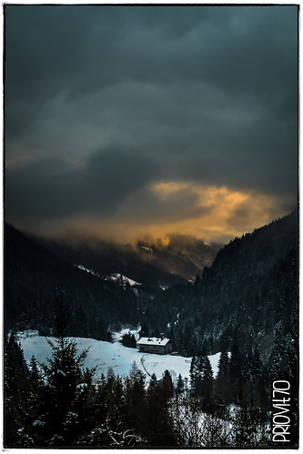 winter sunset snow mountains clouds valledorizzo olympuspenepl7