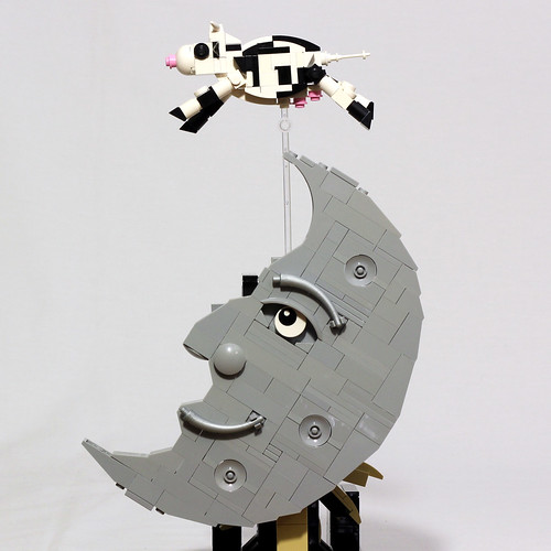 The Cow Jumped Over the Moon - Escapement Sculpture