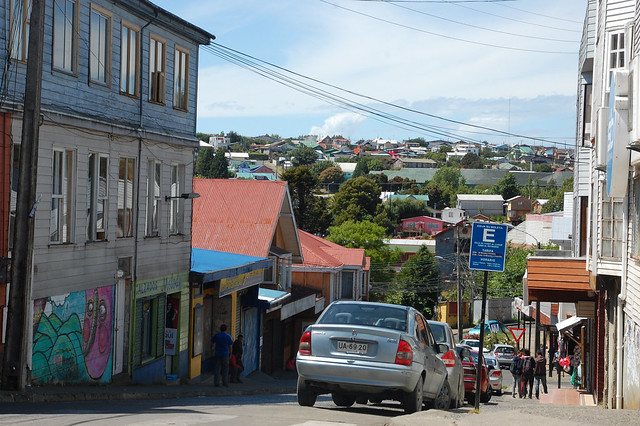 Streets of Ancud, Chiloé, Chile