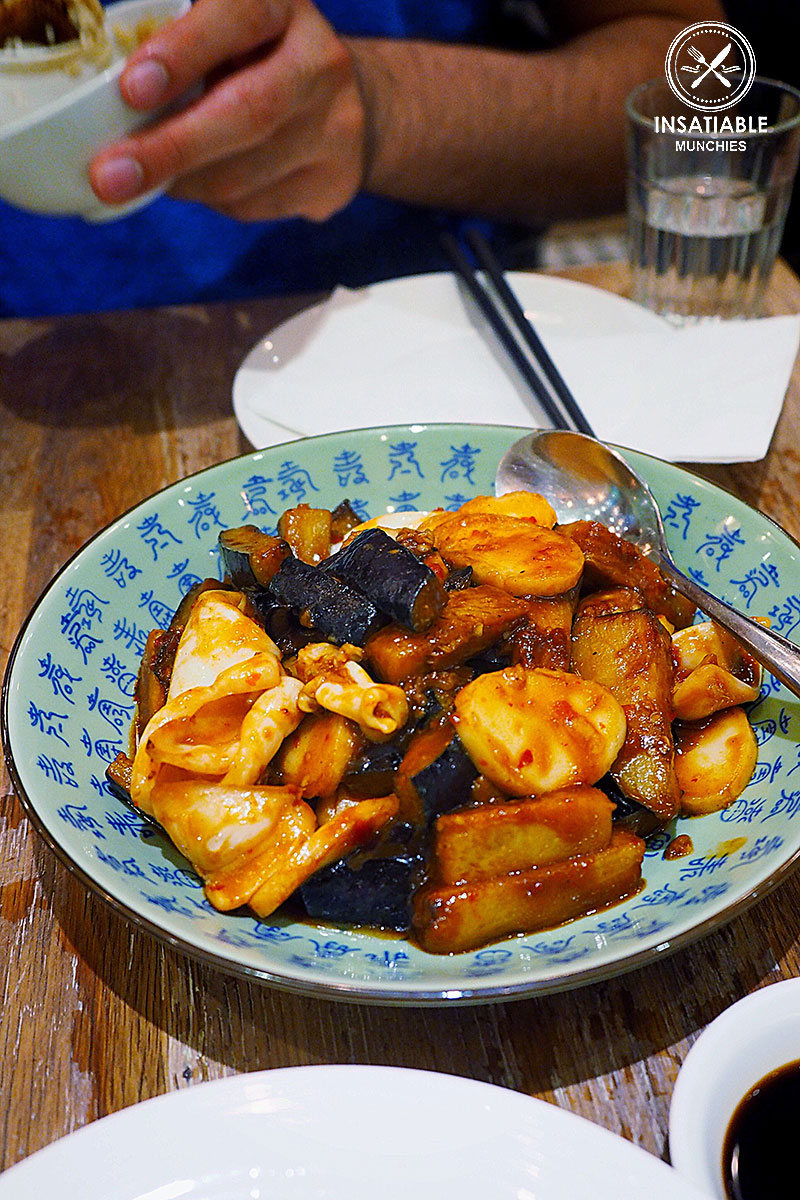 Eggplants and Octopus with Soy Bean Paste, $18.80: 257 Home Kitchen, Eastwood. Sydney Food Blog Review
