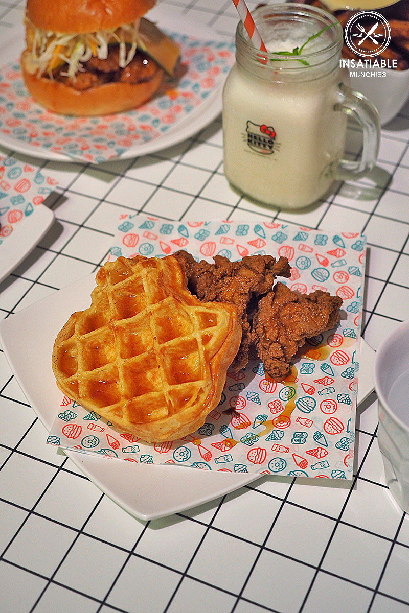 Southern fried chicken, $10: Hello Kitty Diner, Chatswood. Sydney Food Blog Review