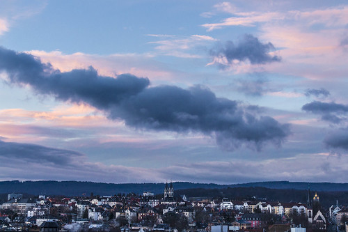travel sunset sky clouds germany deutschland evening abend wiesbaden cityscape colours sonnenuntergang himmel wolken farben neroberg